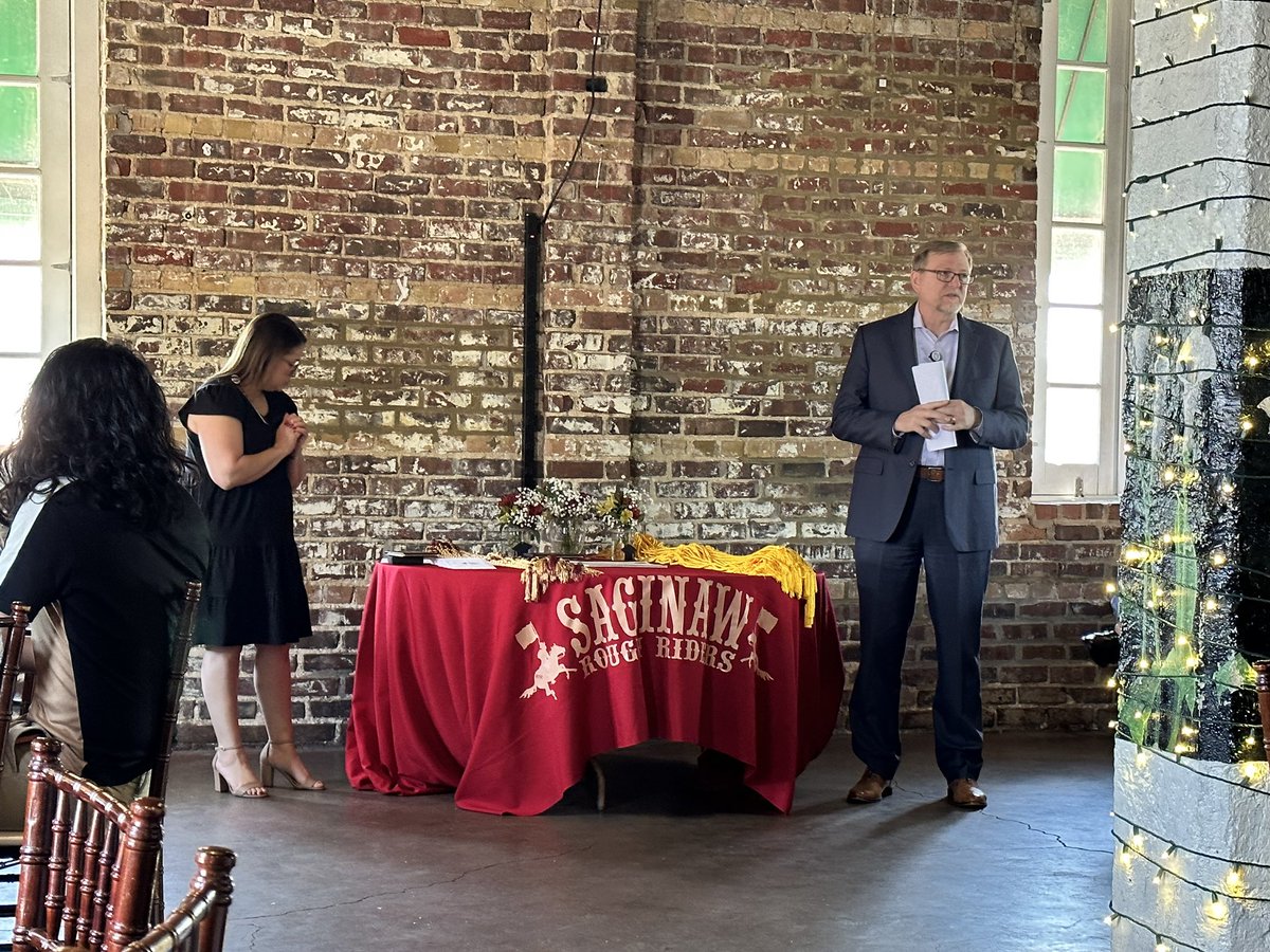 saginawhstx's tweet image. We had a wonderful time celebrating the Top 10% of the SHS Class of 2023 ❤️💛