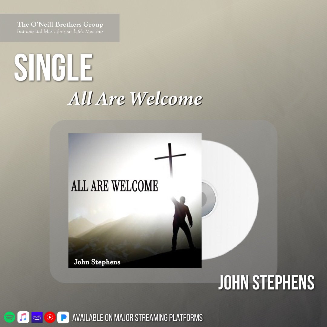 My single “All Are Welcome” just released! Enjoy this inspiring melody on the piano! 🎹 

🎶 Listen here- linktr.ee/johnstephens #NewRelease #Christian #Christianity