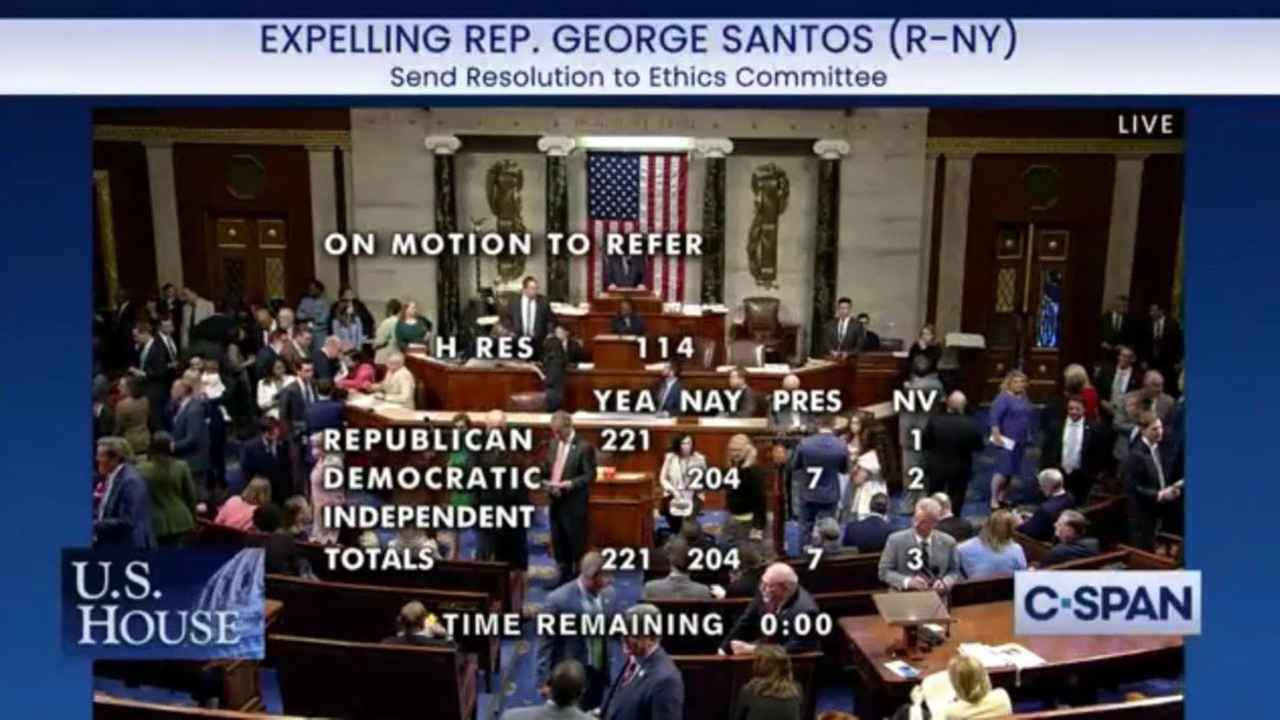 George Santos lied about where he went to high school, where he went to college &amp; about working on Wall Street. He lied about an animal charity. He lied to collect unemployment benefits. He lied about his marriage(s), how his mother died (and how many times). He lied about his