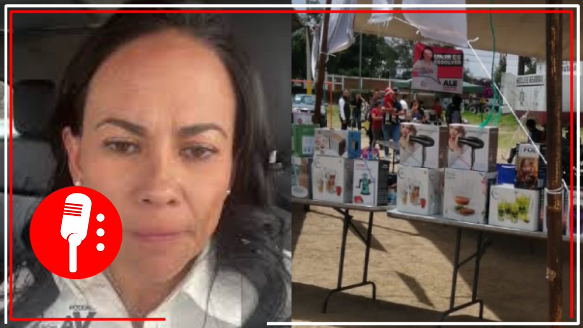 🚨 #Alerta |  Operadores de la priista, <a href="/AlejandraDMV/">Alejandra Del Moral</a>, comienzan a orquestar su intento de fraude y piden credenciales de elector a cambio de electrodomésticos. bit.ly/3WefkLa