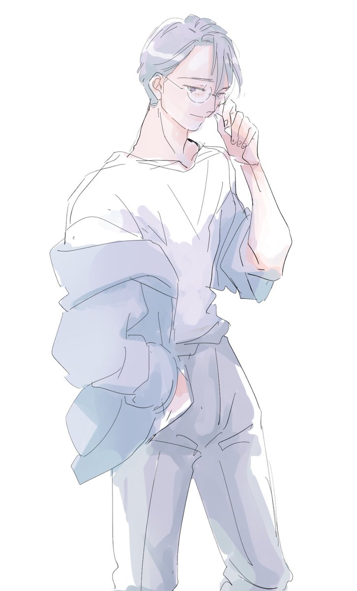 「蜜朗は夏嫌いだけど夏服好きだと思いました。暑いね〜」|六多いくみ（ろった）のイラスト