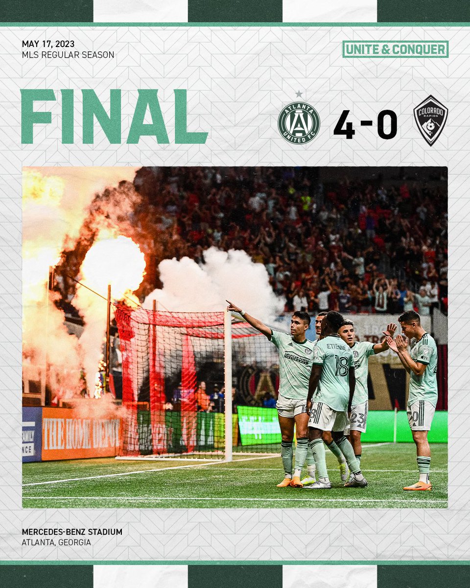 ATLUTD's tweet photo. This is FOUR you, Atlanta. https://t.co/d8pFNQuILJ