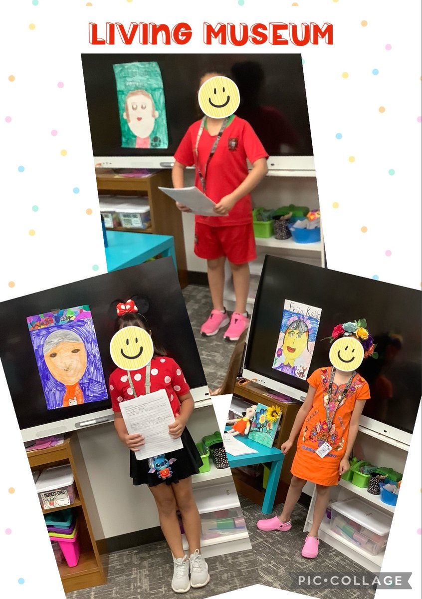 Thanks Ms. Collins and my second grade friends for inviting me to your Living Museum. You were wonderful! #fielderpride