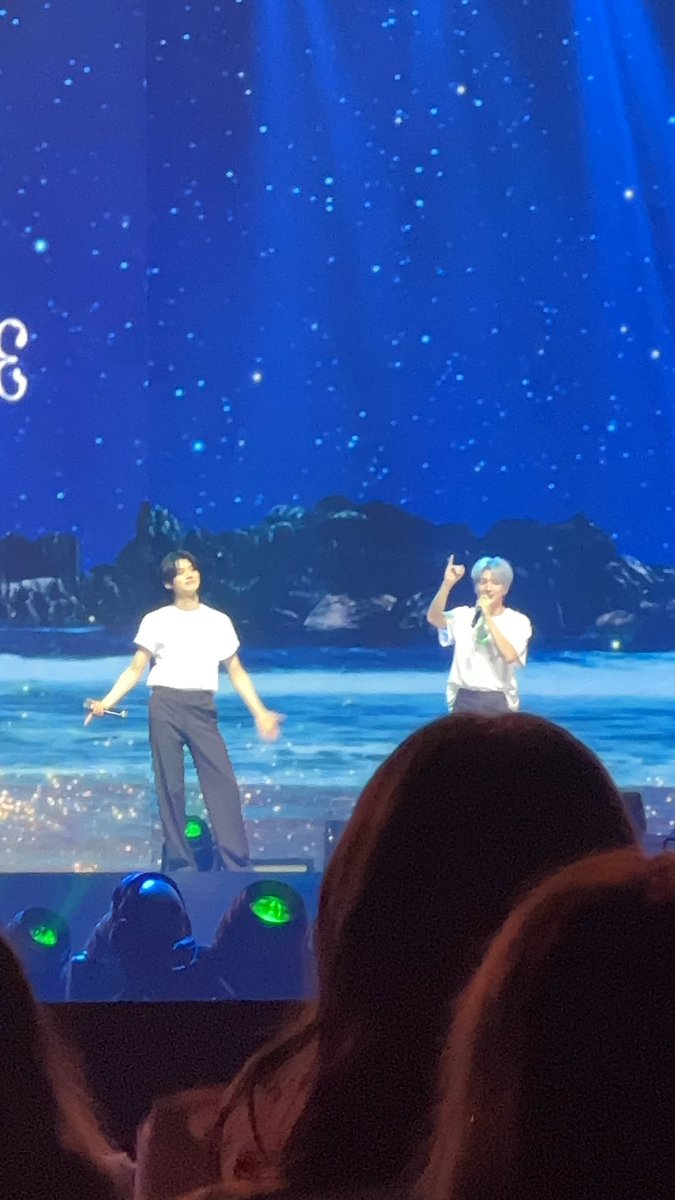 #TAEHYUN and #YEONJUN at the concert in dc last night #TXT_ASM_TOUR_DC