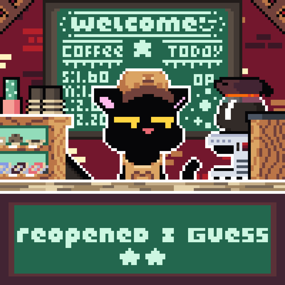 Reopened, I'll get to work on your orders⭐️☕️