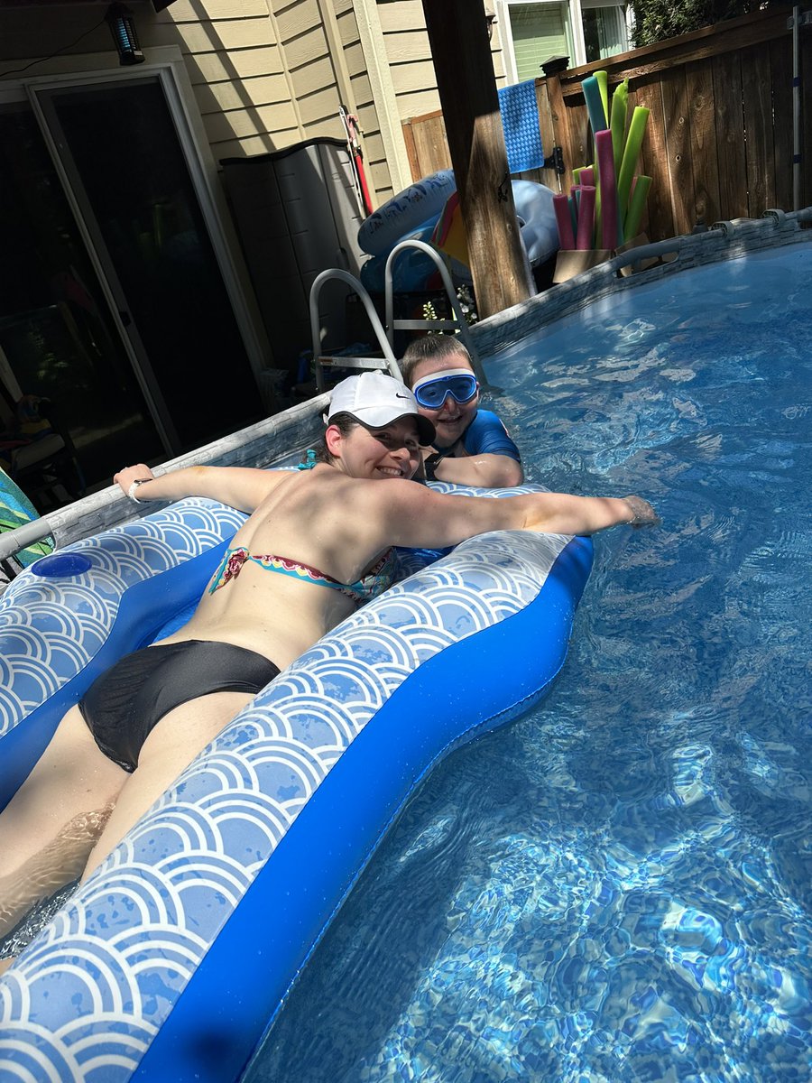 Life isn’t so bad on Braydon’s early release day. #BackyardPool #HackedPoolHeaterWorked #PoolIsAt80