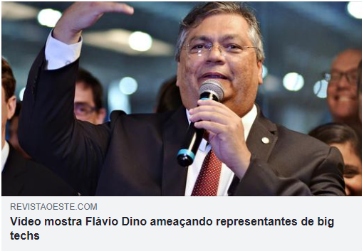 SensoCrtico1's tweet photo. “Esse tempo da liberdade de expressão como um valor absoluto, que é uma falcatrua, acabou no Brasil”, afirmou Flávio Dino.

https://t.co/sQW4euMN40 https://t.co/hrFhiUOugC