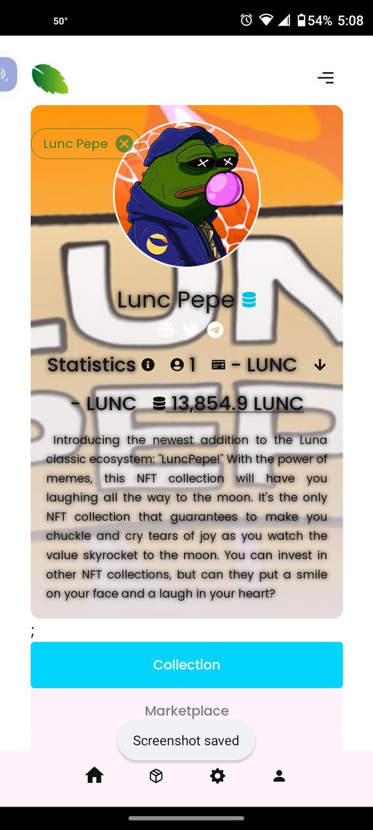 #lunc #lunaclassic #CryptoCommunity @LuncPepe #pepe #cryptonft #NFTCommunity #nftcollectors #pepenews #pepeXlaunch #pepenfts  they are now live with NFTs on @miata_io @MetaGloriaNFT & @ColeStrathclyde 
PRICE: 69,420 $LUNC
MINT: miata.io/creators/26/co…