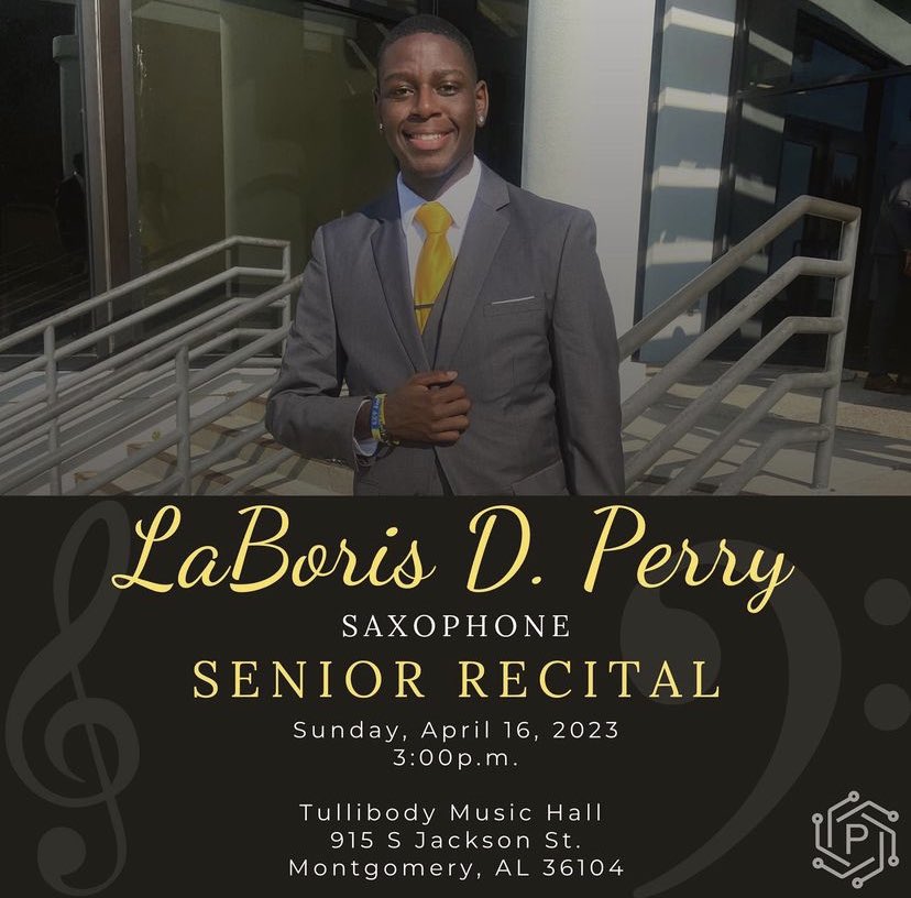 We would like to thank our CEO & Founder (@thelaborisperry) for giving us the opportunity to create his senior recital flyer!! Book today for your event flyer.

#myasu #bamastate #saxophone #digitalmarketing #graphicdesign #flyerdesign #digitalmarketing #supportblack
