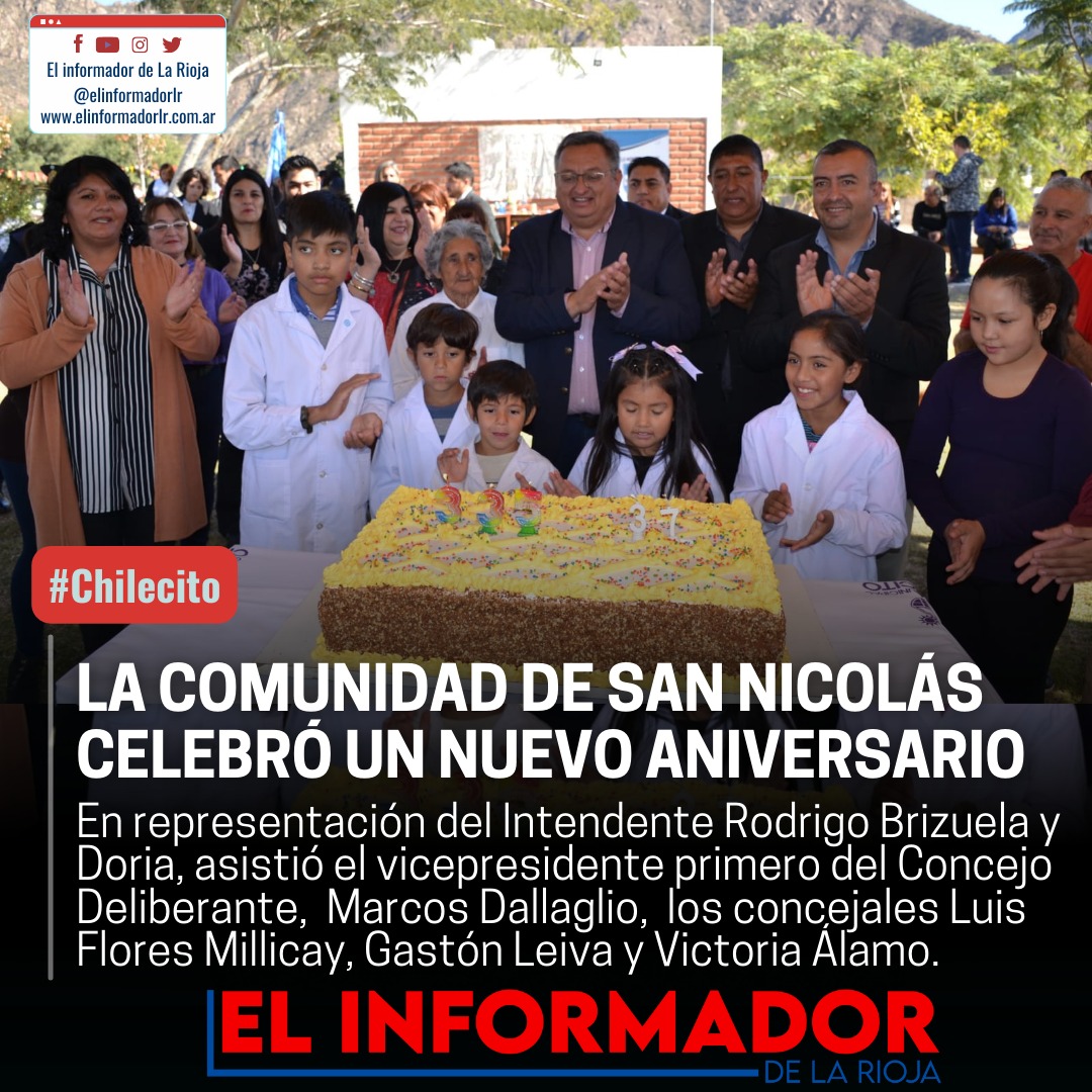 ElInformadorLR's tweet photo. LA COMUNIDAD DE SAN NICOLÁS CELEBRÓ UN NUEVO ANIVERSARIO - https://t.co/wKgp5aTZTz https://t.co/pOljgmpqNx