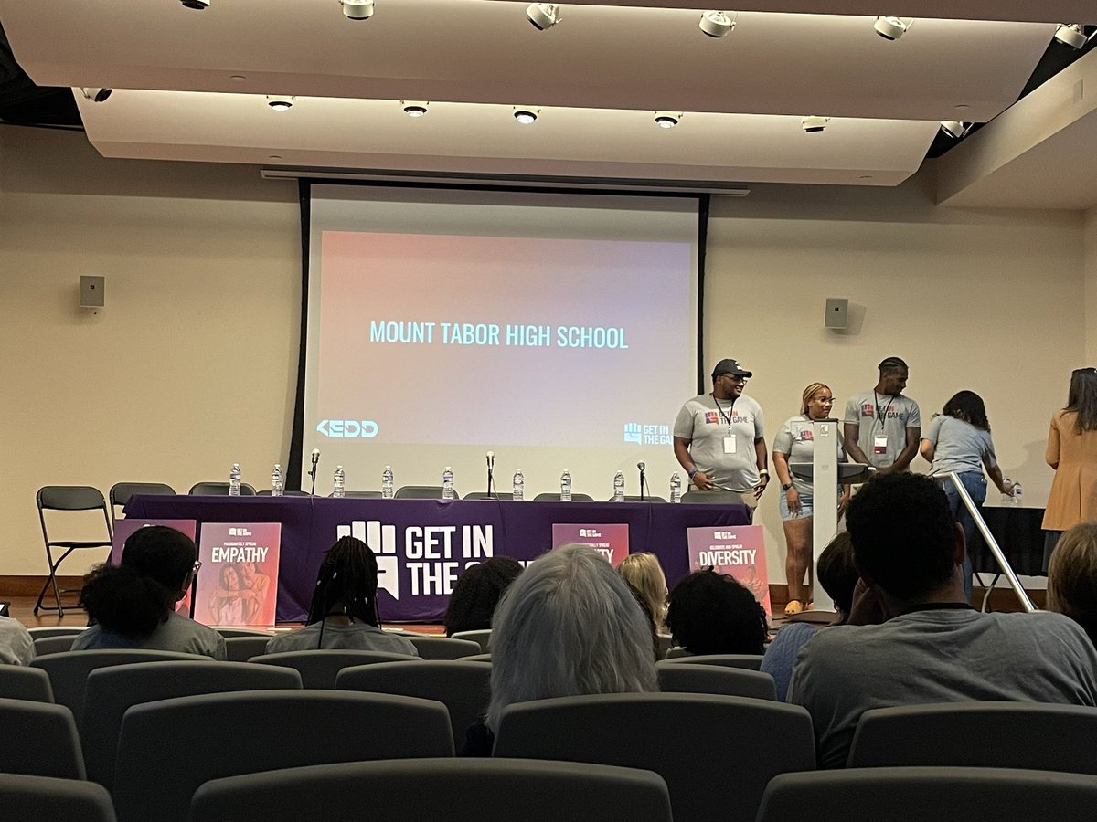 Mt. Tabor has taken the stage! Welcome Spartans! Go Spartans!