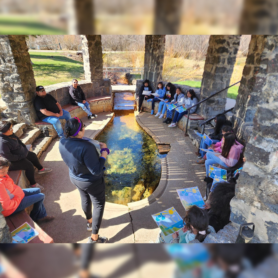 IdahoStateUCoSE's tweet image. Last week, faculty, staff, and students from the geosciences department took roughly 100 students from Chief Tahgee Elementary Academy on field trips to Hooper Springs Park in Soda Springs.

#idahostateucose #STEM #NSFfunded