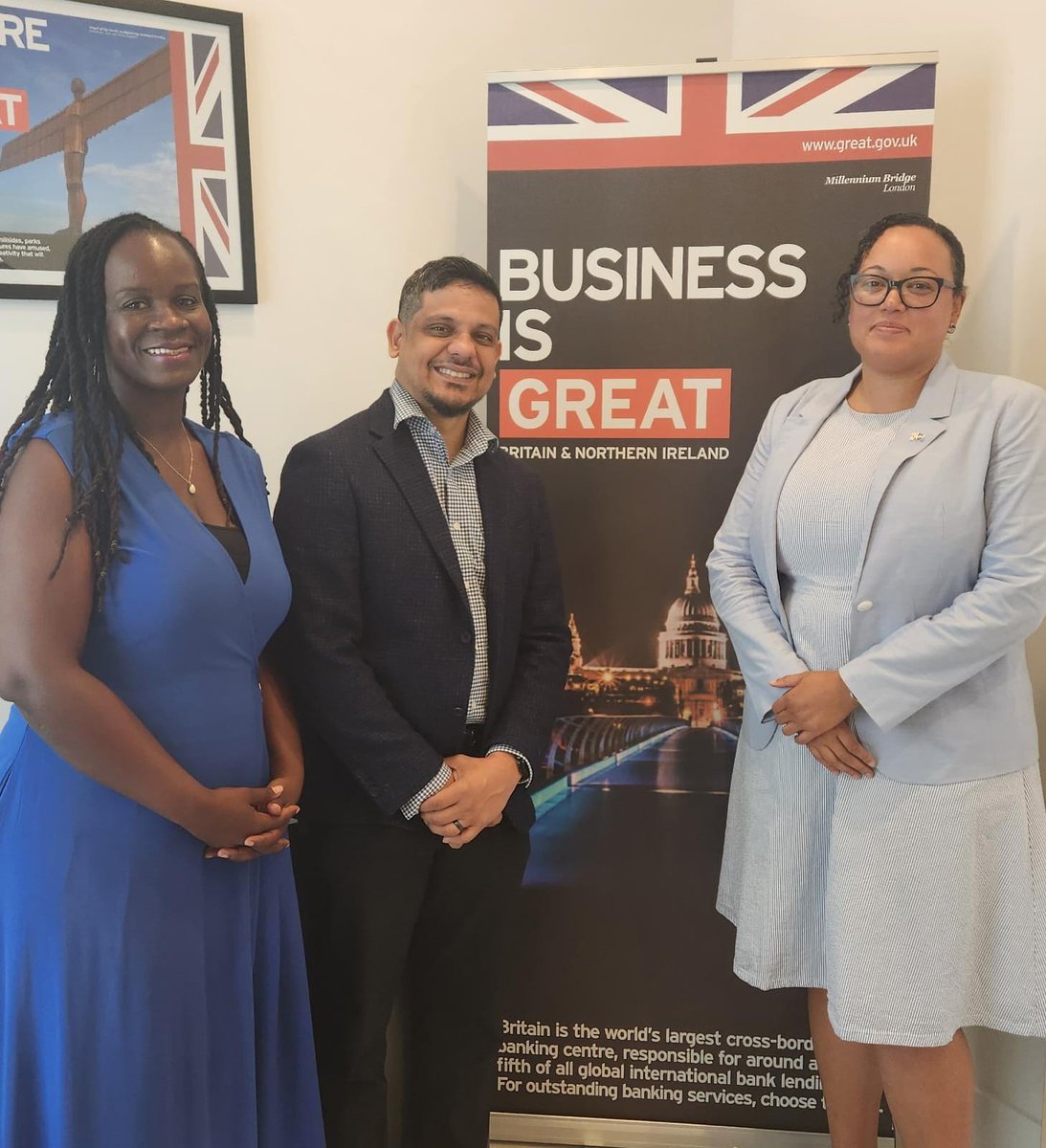 It was GREAT to meet with <a href="/AliJerusa/">Jerusa Léa Ali</a> from the British High Commission.  After our successful workshop last month on exporting to the UK for spirit producers we're looking forward to enhancing relations as we look to support trade &amp; investment between the UK &amp; Caribbean #CIF2023
