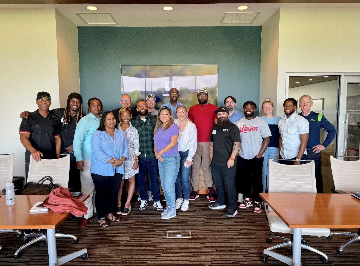 Yesterday some of our lovely staff met with the Seahawks to learn about compassion fatigue and self-care tools! Thank you so much #Seahawks for supporting your community partners!