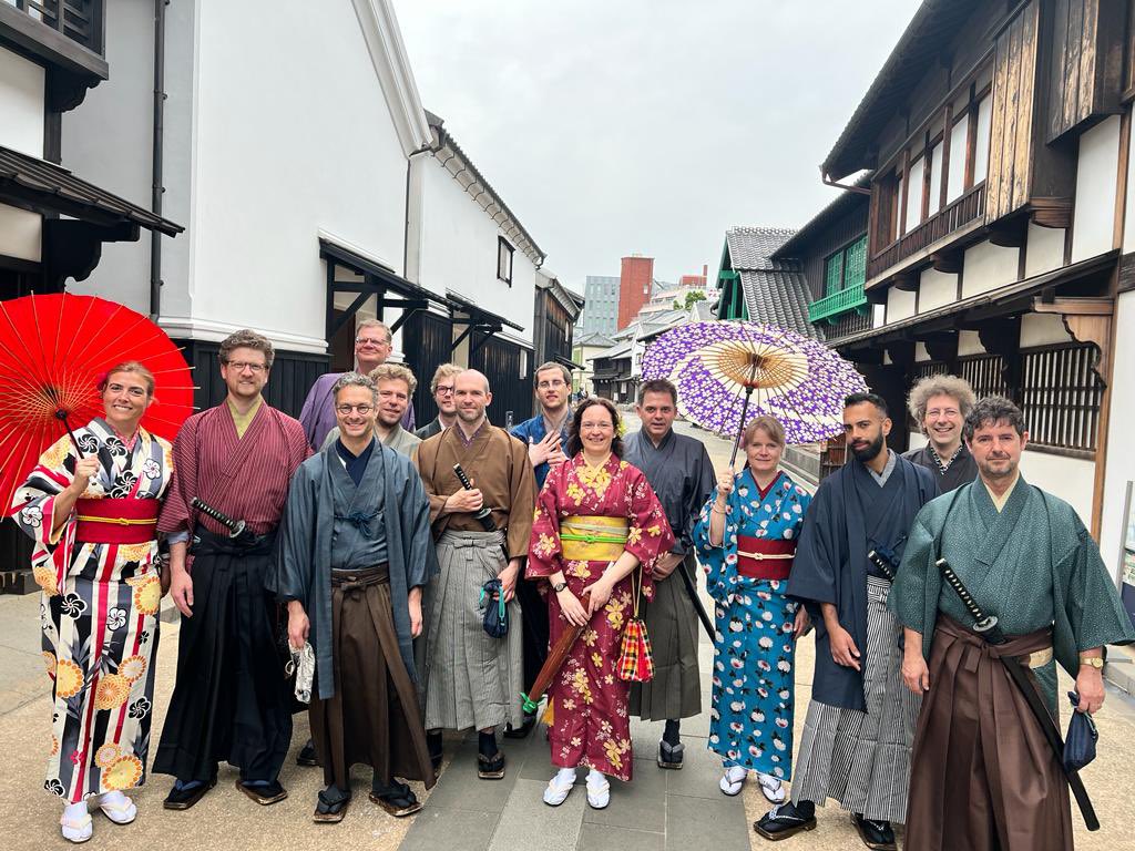 We celebrated the tight bonds in Chemistry between Japan and Netherlands during Gratama2023 in Nagasaki. 🥳 <a href="/AbdelmohsenLab/">Loai Abdelmohsen</a> <a href="/vanhest_lab/">van Hest Lab</a> @kimbonger <a href="/oligogirl/">AnnemiekeAartsma-Rus</a> 
#science #conference #reunion