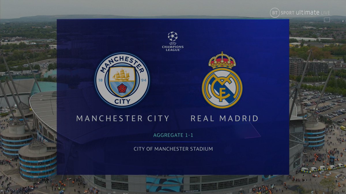 Full match: Manchester City vs Real Madrid