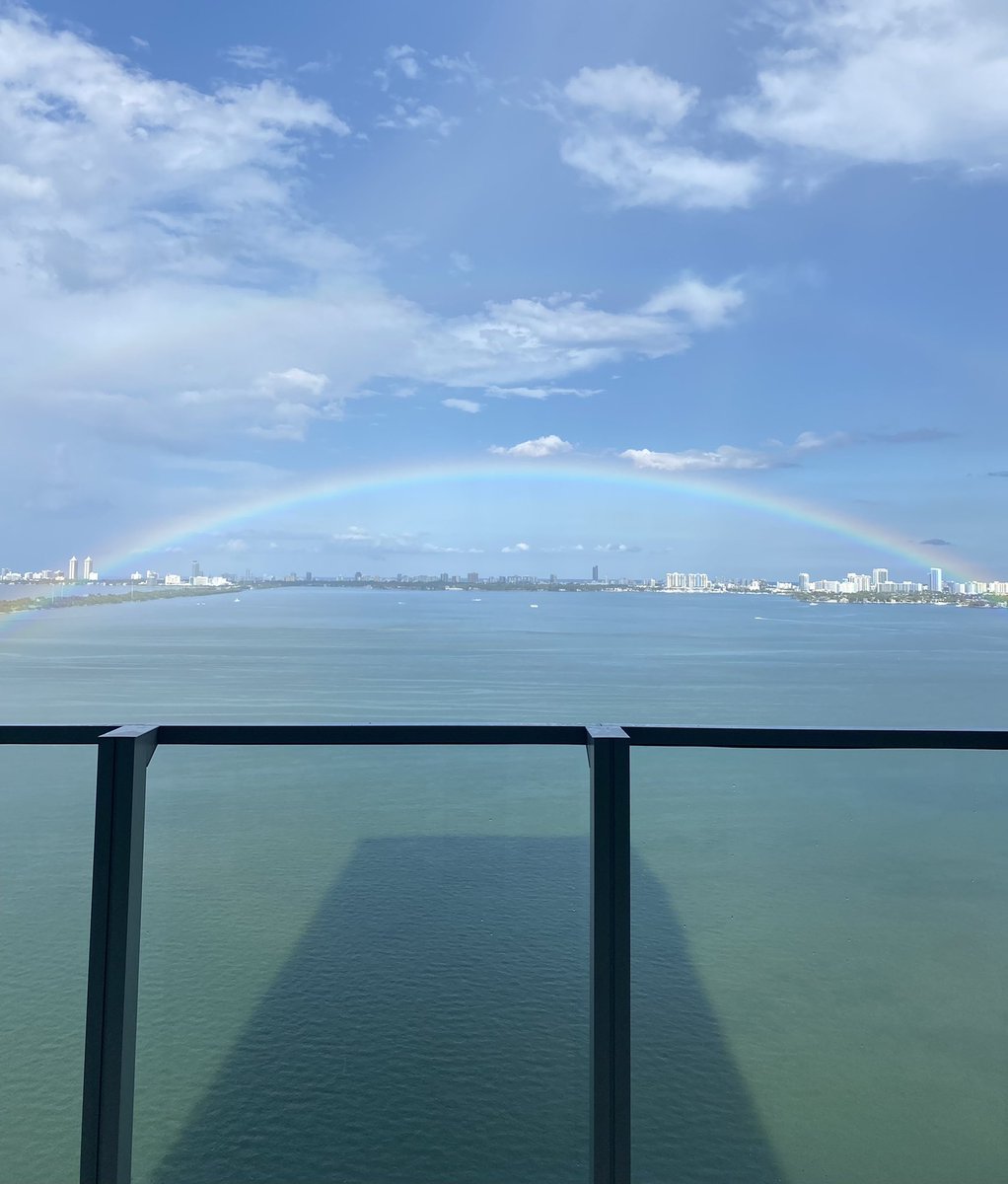 My #Miami view ☀️