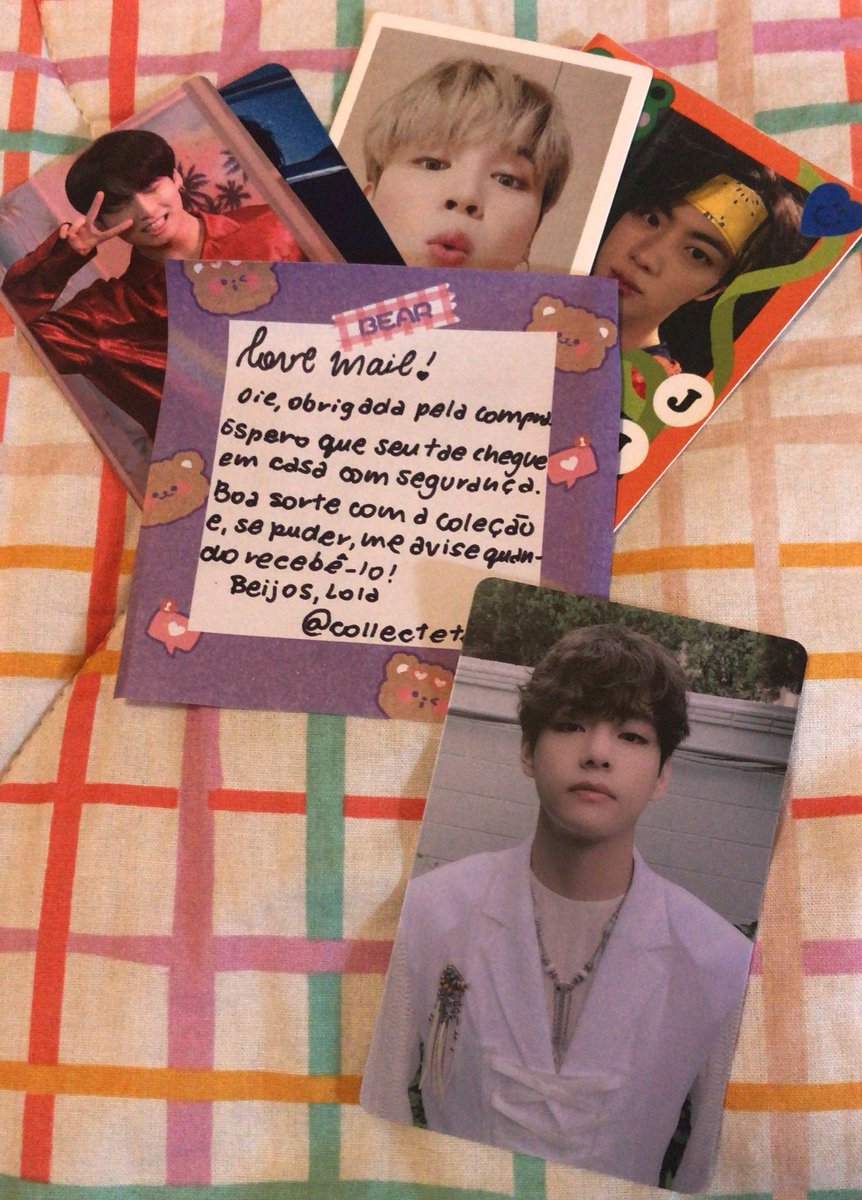ତᵔᴗᵔ ✦ 𓂃 :  

feedback mega positivo para @collectete que me ofereceu essa ld fofuleca e finalmente pude ter meu querido !! ele veio embalado com muito cuidado, protegido e com mimos linduxos 

muito obrigada pela venda, foi ótimo comprar com você <3 𓂃