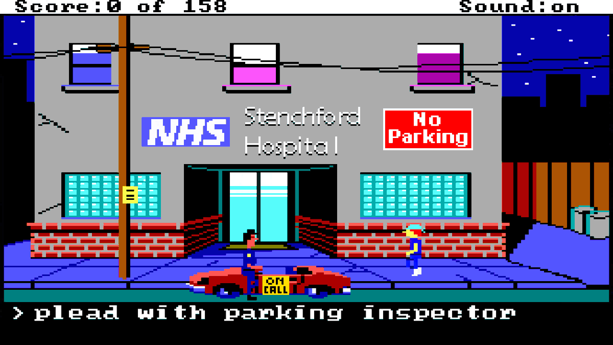 zackferguson's tweet photo. Did anyone ever play any of the Doctor's Quest games? They were massive in the 80s and 90s - started out as a text adventure before going point-and-click, then jumped the shark when they tried to turn it into a First Person Shooter. Definitely inspired me to become a doctor! https://t.co/sak70sQoyi