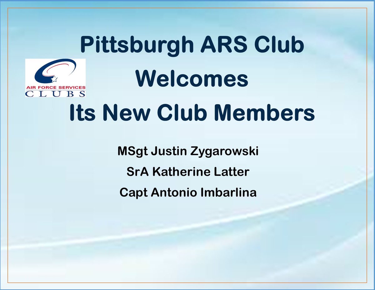 “Free” is a really great thing!  Greetings Club Members, your free monthly Membership Breakfast is Thursday May 18 at Perksburgh Cafe! We’d also like to send out a welcome to our new Club Members!  Join at the breakfast event or myairforcelife.com/club-membershi…