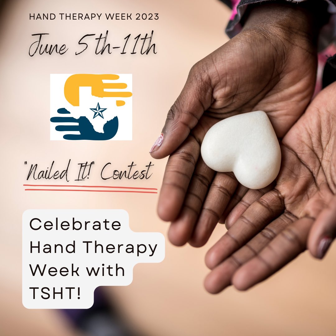TXHandTherapy's tweet photo. “Nailed It!”
For Hand Therapy Week 2023, we are celebrating our blunders in a healthy competition of expectation vs reality. Post a photo of an orthosis or a hand therapy treatment that didn’t go quite as planned… https://t.co/UxiByVqj4l