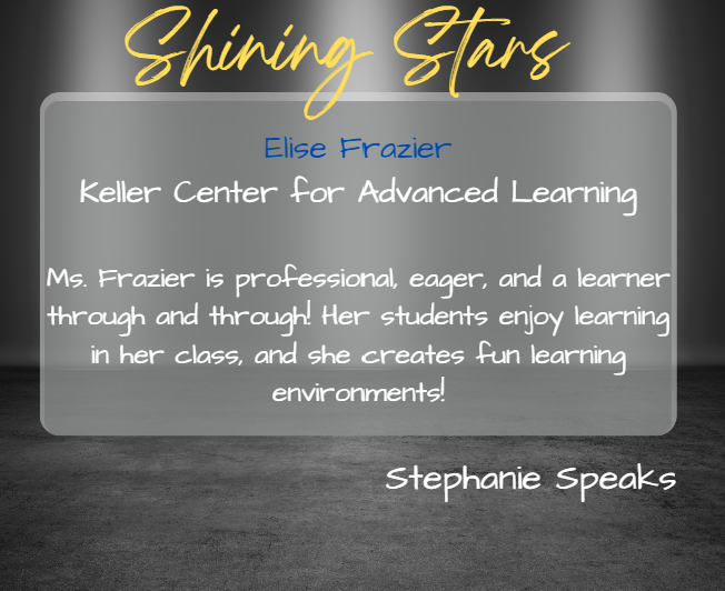 KISDPL_Lead's tweet photo. We are so proud of our first year teachers! Keep shining bright!

Elise Frazier at @KCAL_KISD https://t.co/BptXTWqicO