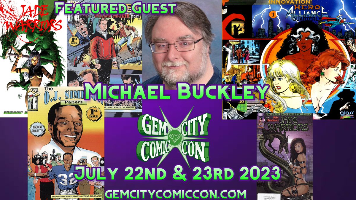 GemCityComicCon's tweet photo. The Gem City Comic Con is pleased to welcome Michael Buckley to our 2023 show!
#GCCC2023 #GemCityComicCon #coimcs #comicbooks #creator #convention #Guest #comiccreator #writer #comicwriter #comicbookwriter #Image #ImageComics https://t.co/2FuLKMGDZn