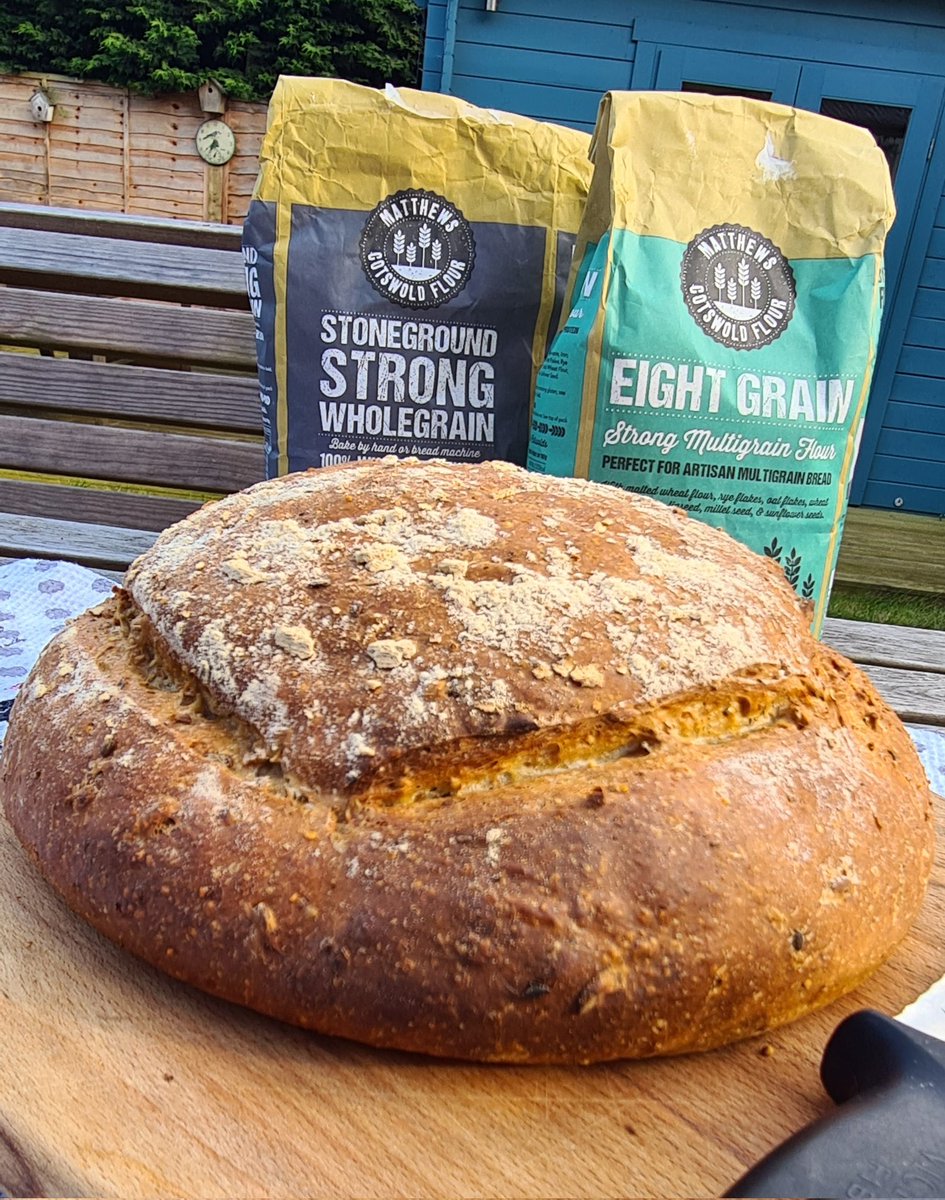 Bread Baking for World Baking Day &amp; here's my fresh out of the oven multigrain loaf made with my favourite flours <a href="/CotswoldFlour/">Matthews Cotswold Flour</a> #WorldBakingDay <a href="/mylegoman/">mylegoman</a>