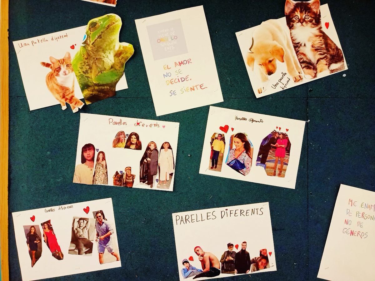 🏳️‍🌈Avui 17 de maig es rehivindica el Dia Internacional contra la LGTBIfòbia.
Al llarg de tot el dia hem fet diverses activitats per seguir treballant la inclusió, la igualtat i l’empatia. #somlalió