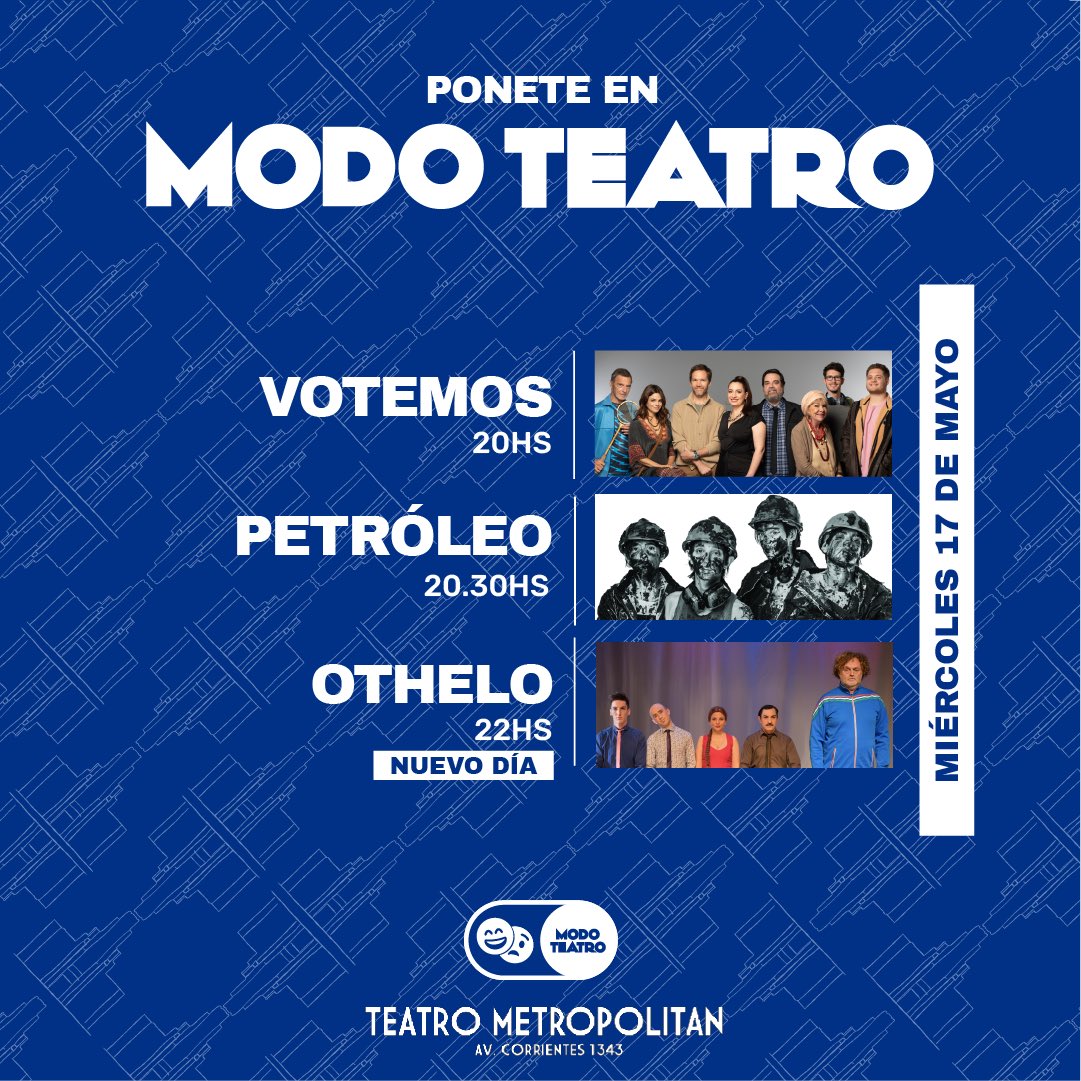 Teatro Metropolitan tweet media