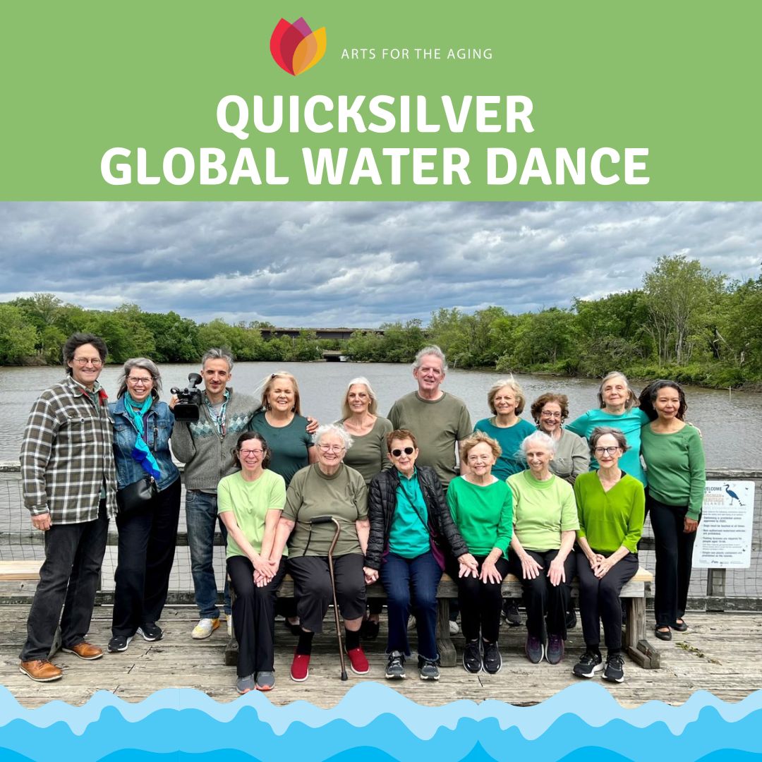 Filming is underway for Quicksilver Dance Company's 2023 Global Water Initiative Dance 🌎🌊 Quicksilver is an improvisational senior dance company sponsored by Arts for the Aging, directed by teaching artists Nancy Havlik and Adam Gonzalez.  #globalwaterdances #healthyaging