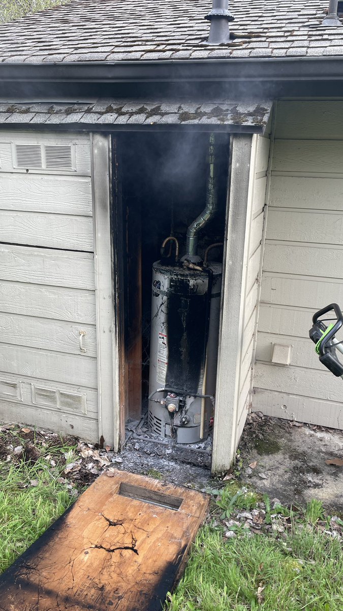 Couple weeks ago my water heater caught fire. Other than being thrilled my house didn’t burn, I wasn’t worried: I have a home warranty. But <a href="/AHS_Warranty/">American Home Shield</a> has refused to cover it and no one will tell me why. 

Isn’t this exactly why we pay for a home warranty???