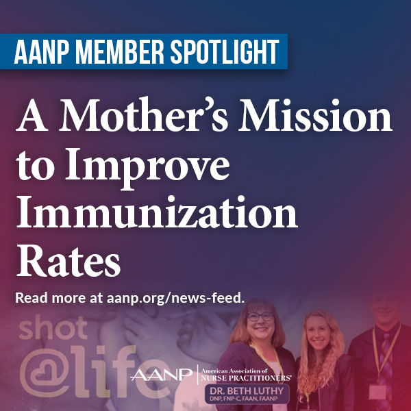 AANP_NEWS's tweet photo. NPs - discover what drives @ShotAtLife Champion Dr. Beth Luthy to improve childhood vaccination rates in the U.S and worldwide in the latest Member Spotlight: https://t.co/C0D0FyOGyl. #NPsLead #vaccineswork #advocatetovaccinate https://t.co/zlxBtVHfGs