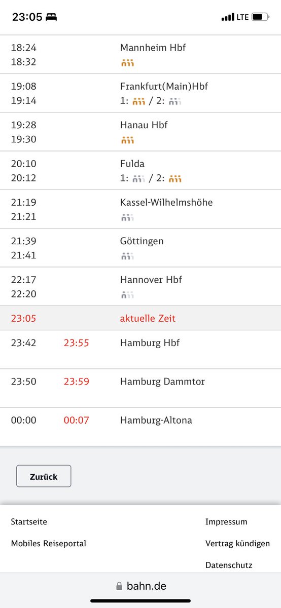 Das Internet will nicht so richtig, dafür ist der Zug pünktlich - Prioro - so wichtig 😜