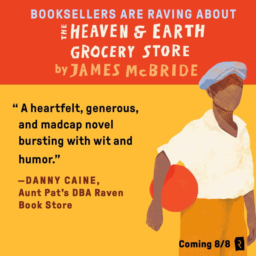Booksellers are RAVING about James McBride's newest book, out this August! ☀️📙

Read more about THE HEAVEN & EARTH GROCERY STORE here: bit.ly/42yaieB