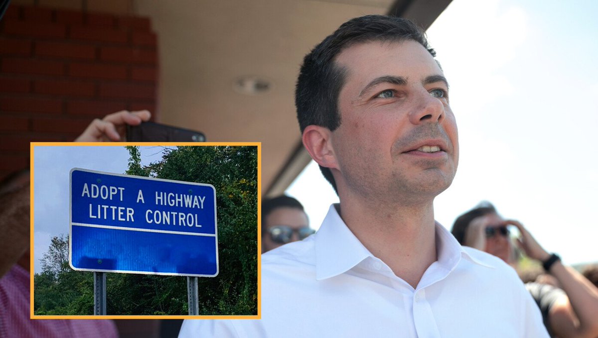 TheBabylonBee's tweet photo. Pete Buttigieg Takes Parental Leave Again After Adopting A Highway https://t.co/wB4mZbxs0s https://t.co/hnoG1JHTc3