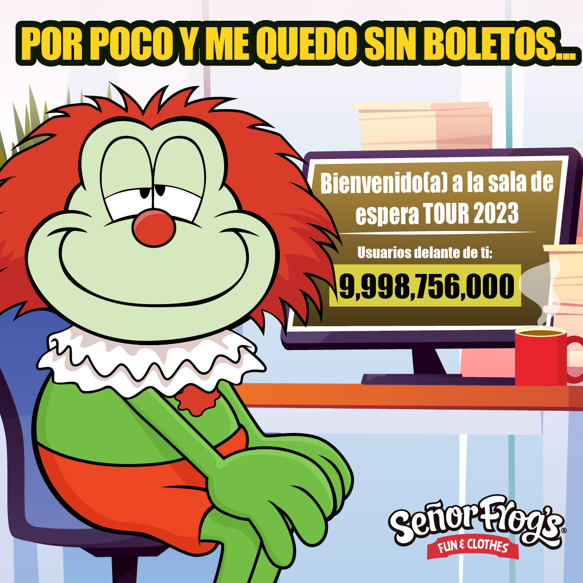 Quedamos... 🤡🤡🤡
#LuisMiguelTour2023 #LuisMiguel #Boletos #SeñorFrogs