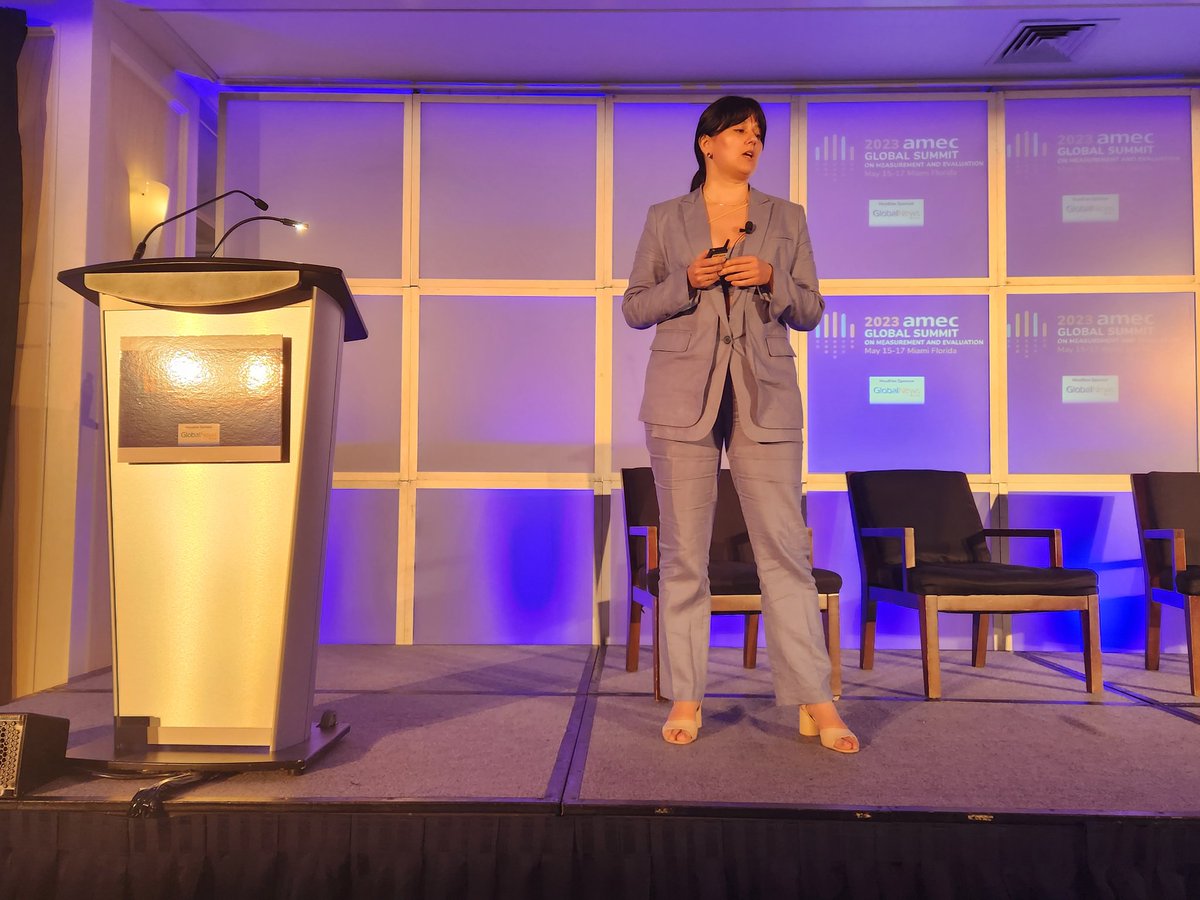 Absolutely amazing talk by <a href="/ua_philka/">Julia Petryk 🇺🇦✊</a> on how PR and comms is helping to defend Ukraine from Putin's invasion. Julia had me in tears. I am awe at their courage and bravery. I am thinking of my friends in Ukraine. #AMECSummit #SlavaUkraini  🇺🇦👊🇬🇧