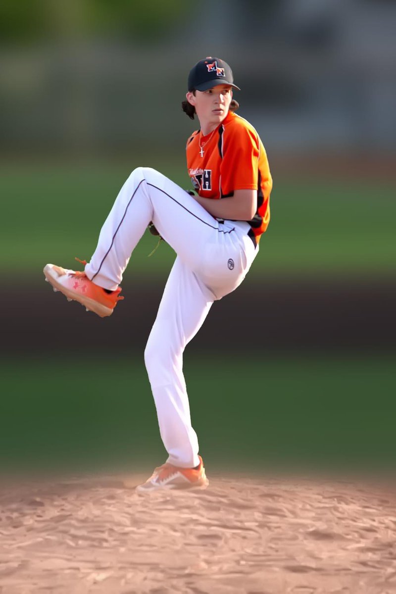This kid got his first Varsity win yesterday! Way to go <a href="/RyanThal_3/">Ryan Thal</a>! 👏🏻🧡🦁🖤⚾️<a href="/HSNorthLions/">Middletown North </a>