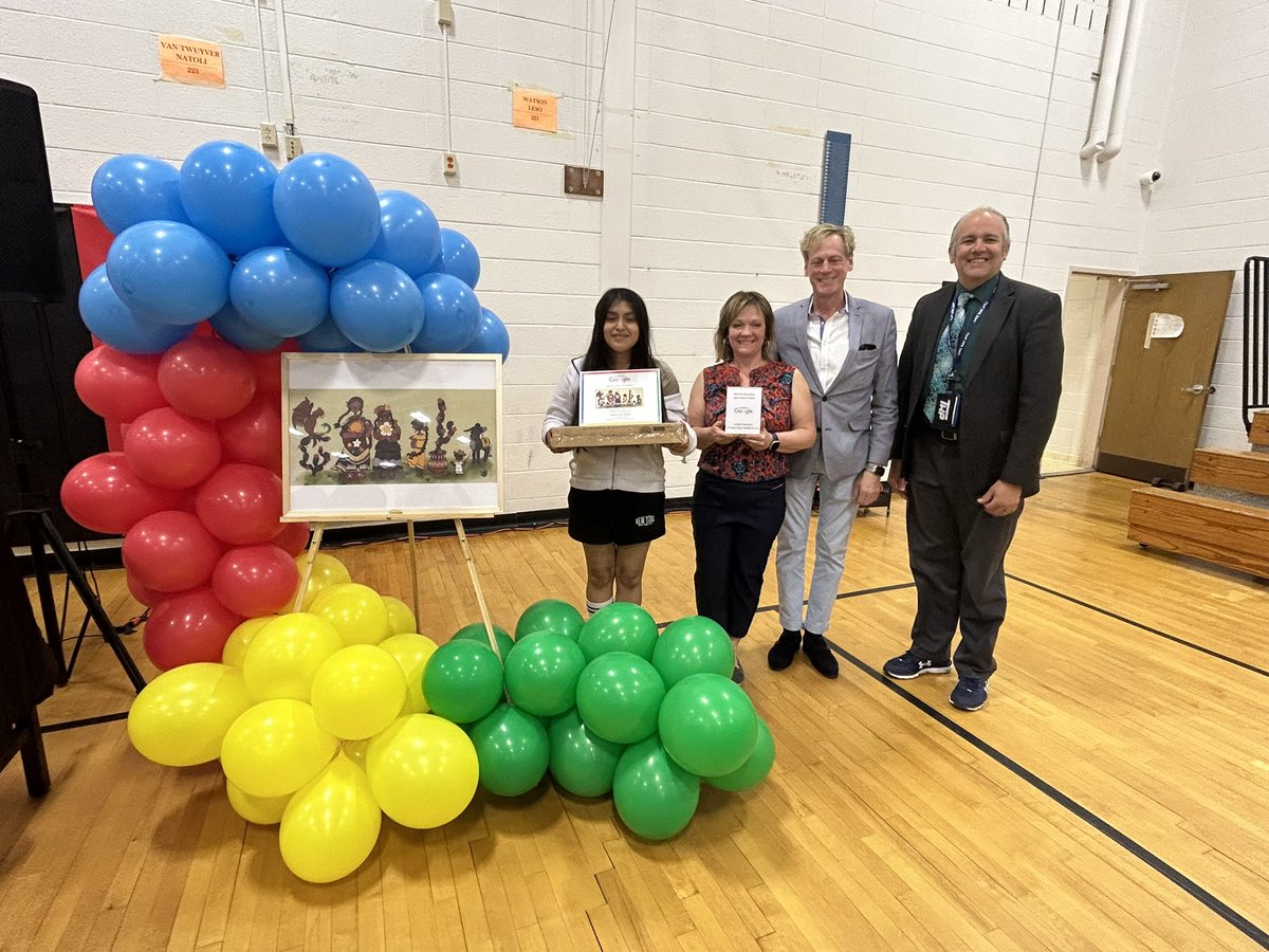 Excited to announce that @officialovms 8th grader, Lisamarie Perez is the “Doodle 4 Google” winner for the state of NJ! Shout out to OVMS art teacher, Mrs. Danowitz for her support! @LDanowitz @WTDirectorSecEd @EricMHibbs @ArtsEdNJ