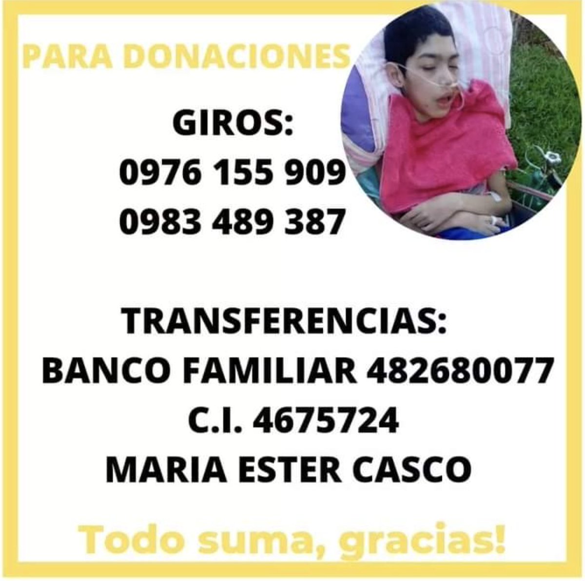 carlacassanello's tweet photo. Sumemos 💔 Maria Ester necesita comprar el cajón para enterrar dignamente a su hijo José. https://t.co/CZv13L7sT3