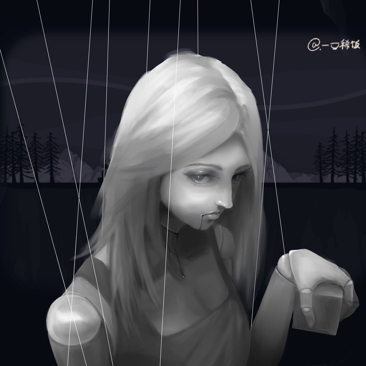Who is not the toy of the lake?

A rehabilitation graffiti，
Laura;︵；
#锈湖 #RustyLake #LauraVanderboom