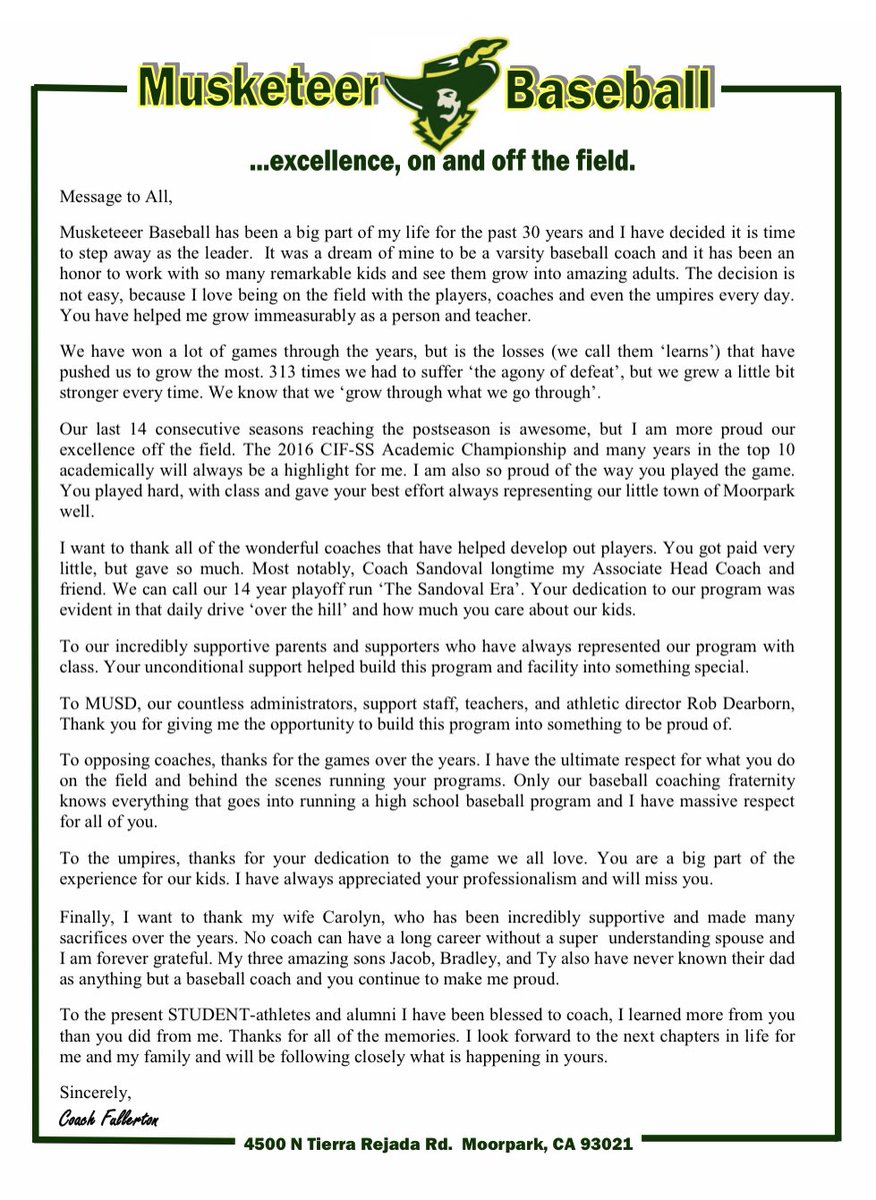 Time for the next chapter. It’s been Blast!!! #A41 <a href="/MoorparkHighSch/">Moorpark High School</a> <a href="/MHSAthDept/">MoorparkAthletics</a> <a href="/MoorparkUnified/">Moorpark Unified</a> <a href="/EliavAppelbaum/">Eliav Appelbaum 🎗️</a> <a href="/latsondheimer/">eric sondheimer</a> <a href="/vcspreps/">VCS Preps</a>