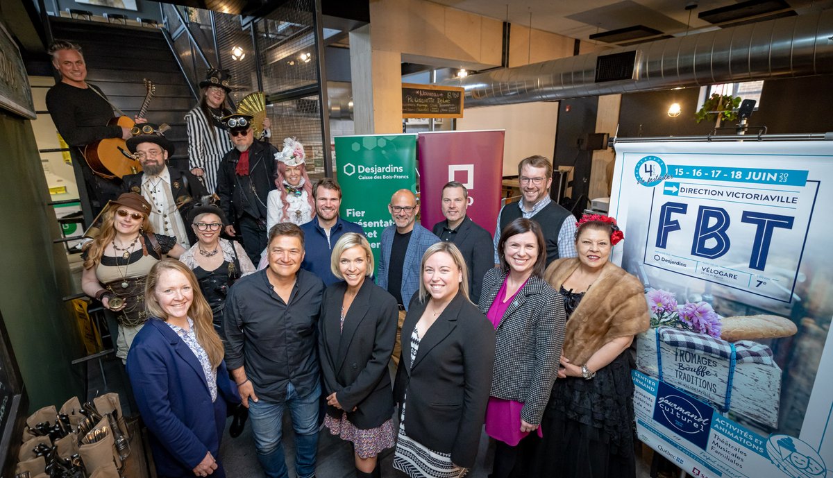 Au plaisir de vous accueillir au Fromages, Bouffe &amp; Traditions de Victoriaville du 15 au 18 juin. Programmation complète: fromagesbouffetraditions.ca
Une présentation de <a href="/DesjardinsCoop/">Desjardins</a> 
<a href="/VilledeVicto/">Ville de Victoriaville</a>  #gourmand #culturel