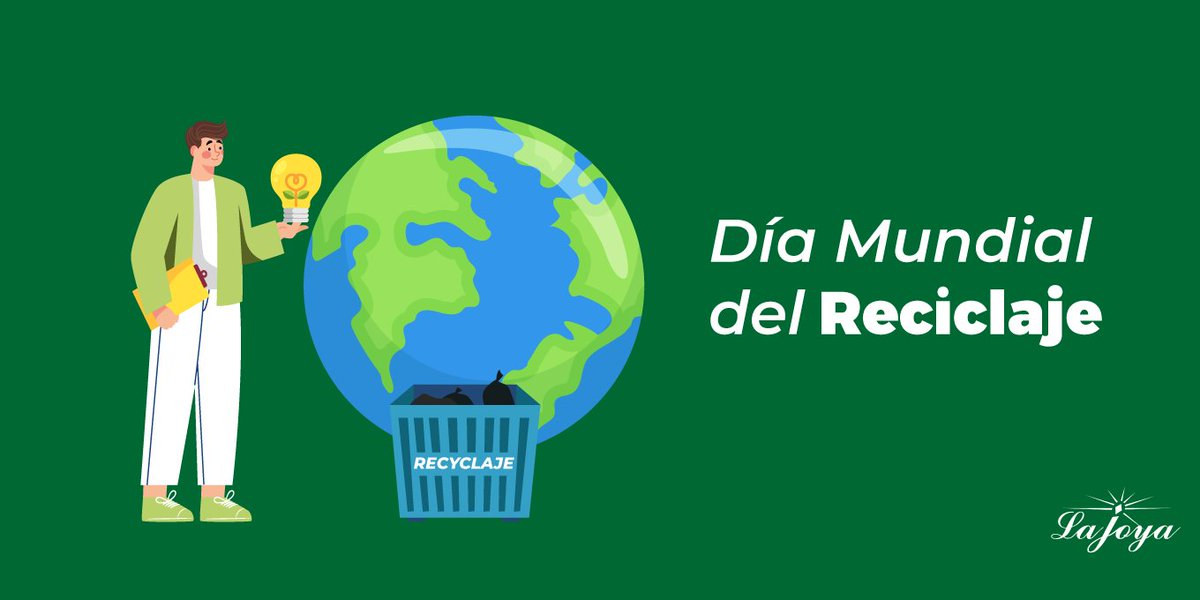 Hoy 17 de mayo #DíaDelReciclaje ♻️ 

En familia, ayudamos a nuestro planeta. 

✅ Realizar manualidades con objetos que no se usen en casa.
✅ Haz compras necesarias para disminuir los residuos y desperdicios.
✅ Utiliza bolsas reutilizable para ir al supermercado.