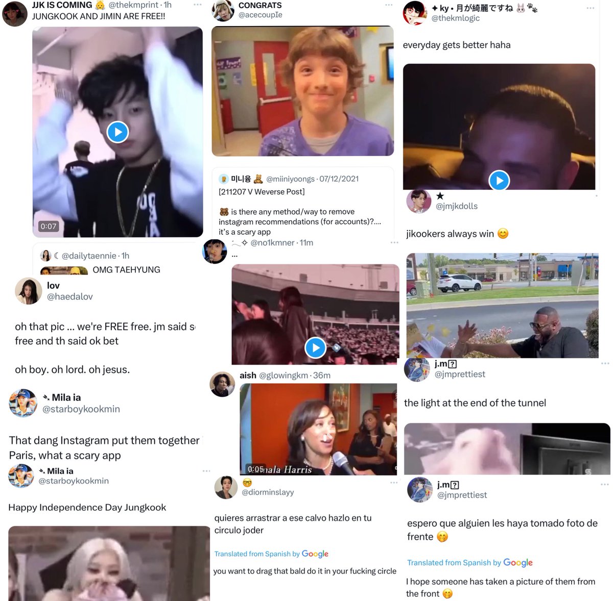 Report for JM & V tweet media