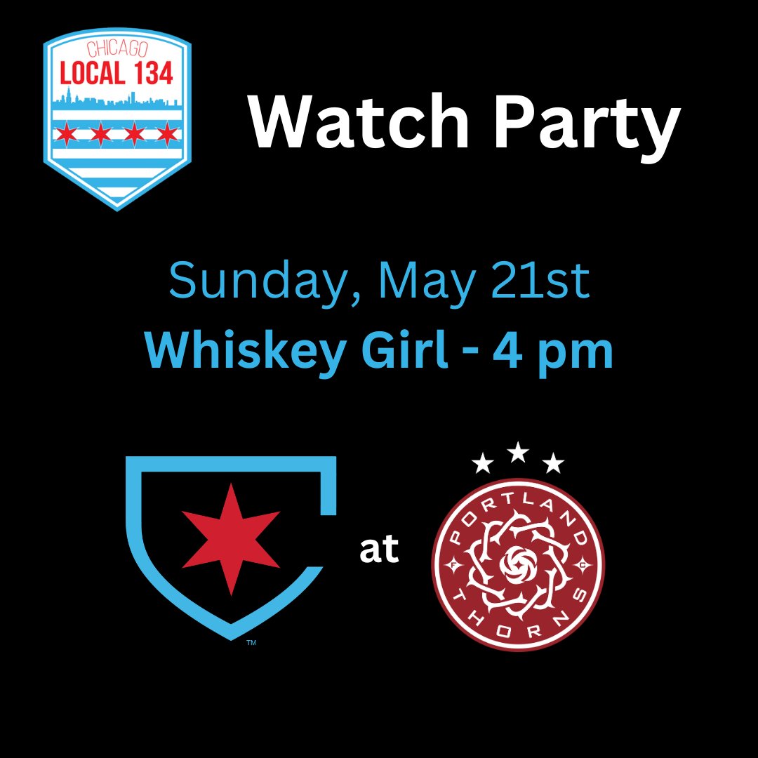 ChicagoLocal134's tweet image. 🚨Watch Party Alert🚨

Sunday, 4pm. See you all at @WhiskeyGirlTvrn