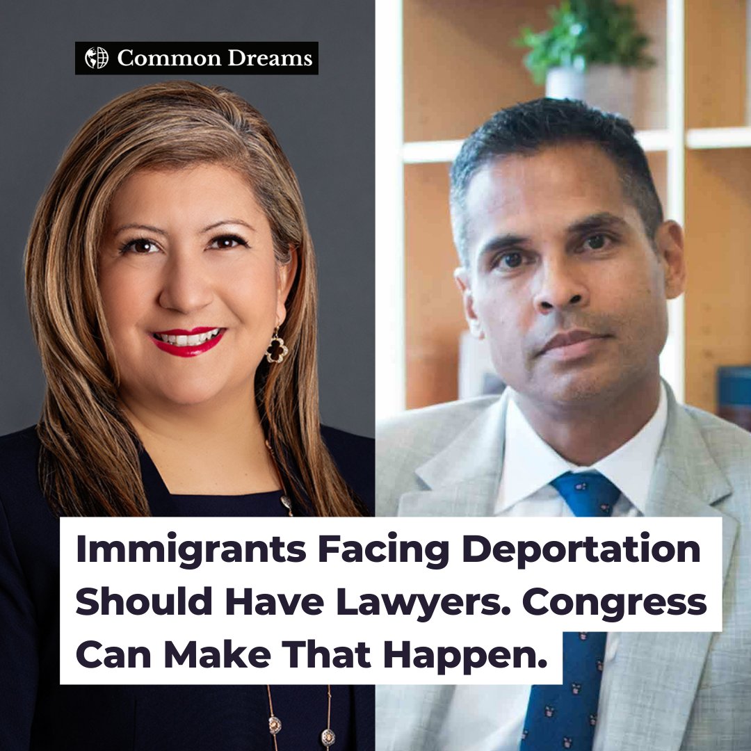 'Passing the #FairnesstoFreedom Act will help deliver justice in [deportation] cases nationwide, establishing the right to counsel for people who cannot afford it.' Read the full piece from NPNA ED @nicolemelaku & Nick Turner, Pres of @verainstitute: 👉🏽 ow.ly/sQSp50OqE3E