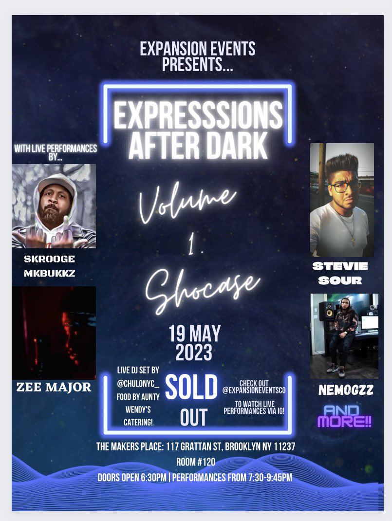 officialdariumo's tweet photo. The Stars are gonna shine regardless 💫🫣. Expressions After Dark. This Friday. 6:30-9:45pm https://t.co/DxXXZoLAPa