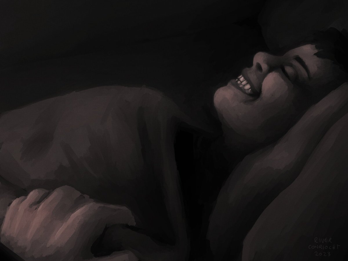riverconriocht's tweet photo. sleep paralysis     
#horror #horrorart #sketch #digitalart https://t.co/35GY5hjBXJ
